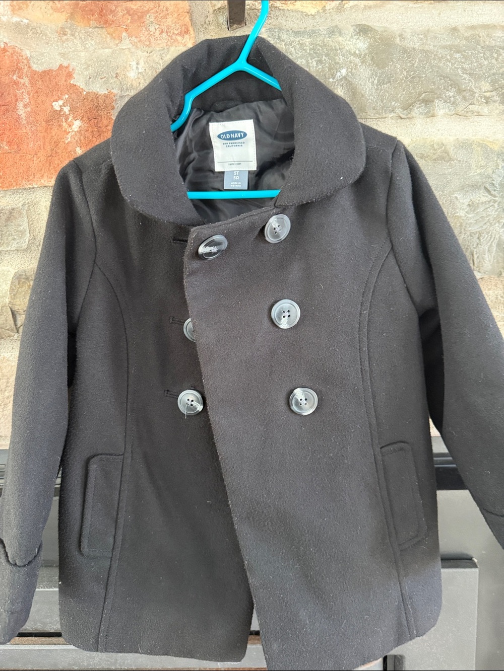 Old Navy Black Kids Pea Coat